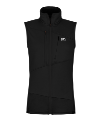Vesta ORTOVOX Fleece Grid Vest Women's Black Raven